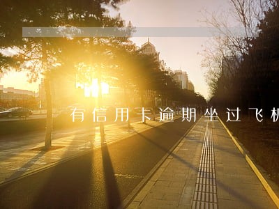 有信用卡逾期坐过飞机的吗
