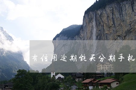 有信用逾期能买分期手机吗 有信用逾期能买分期手机吗