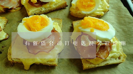 有催债公司打电话说欠款逾期