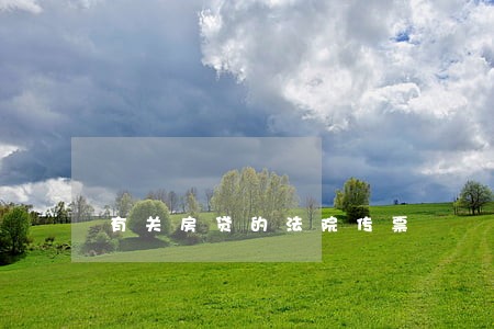 有关房贷的法院传票