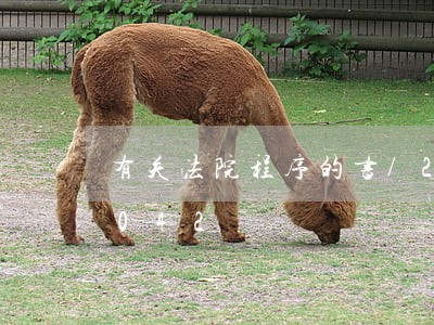有关法院程序的书/2023030567042 有关法院程序的书/2023030567042