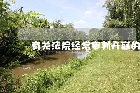 有关法院经常审判开庭的电祝剧情