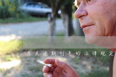 有关逾期利息的法律规定 有关逾期利息的法律规定