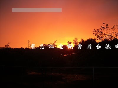有凭证逾期费用合法吗 有凭证逾期费用合法吗