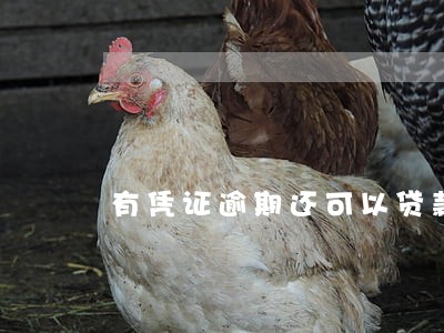 有凭证逾期还可以贷款吗 有凭证逾期还可以贷款吗