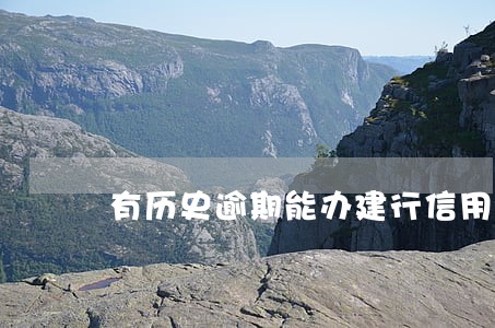 有历史逾期能办建行信用卡吗 有历史逾期能办建行信用卡吗