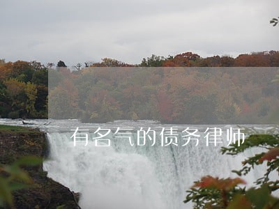 有名气的债务律师 有名气的债务律师