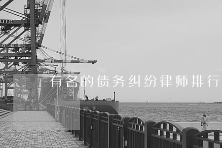 有名的债务纠纷律师排行榜 有名的债务纠纷律师排行榜