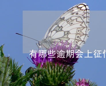有哪些逾期会上征信 有哪些逾期会上征信