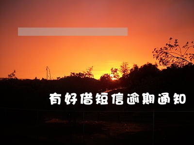 有好借短信逾期通知 有好借短信逾期通知