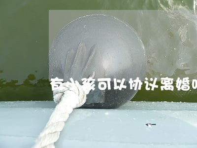 有小孩可以协议离婚吗 有小孩可以协议离婚吗