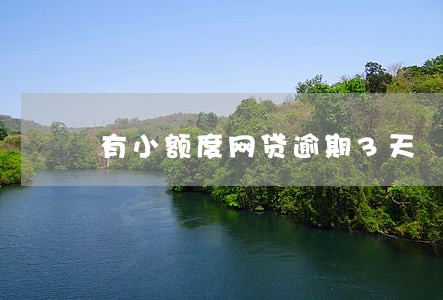 有小额度网贷逾期3天 有小额度网贷逾期3天