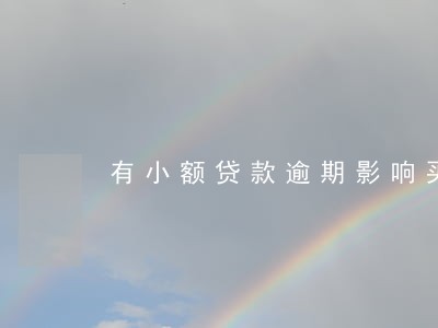有小额贷款逾期影响买车吗 有小额贷款逾期影响买车吗