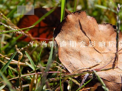 有当前逾期会影响房贷吗
