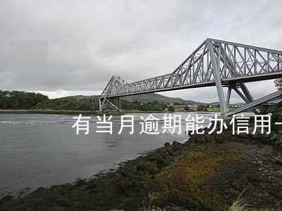 有当月逾期能办信用卡 有当月逾期能办信用卡