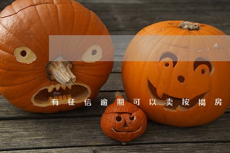 有征信逾期可以卖按揭房吗 有征信逾期可以卖按揭房吗