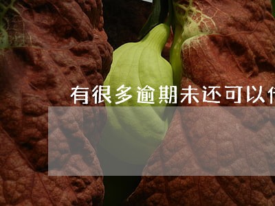 有很多逾期未还可以借款么 有很多逾期未还可以借款么