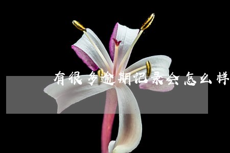 有很多逾期记录会怎么样 有很多逾期记录会怎么样