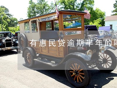 有惠民贷逾期半年的吗 有惠民贷逾期半年的吗