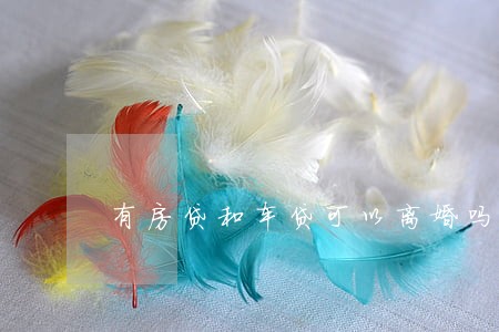 有房贷和车贷可以离婚吗 有房贷和车贷可以离婚吗