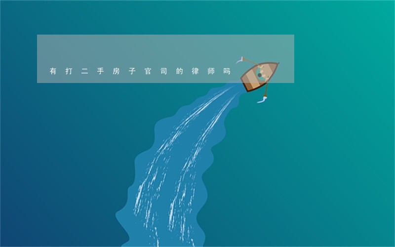 有打二手房子官司的律师吗