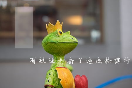 有效地打击了违法抢建行为