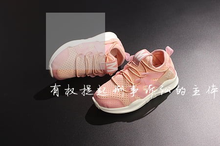 有权提起刑事诉讼的主体 有权提起刑事诉讼的主体