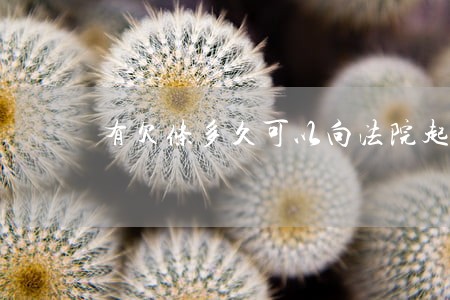 有欠条多久可以向法院起诉 有欠条多久可以向法院起诉