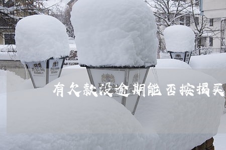 有欠款没逾期能否按揭买车 有欠款没逾期能否按揭买车