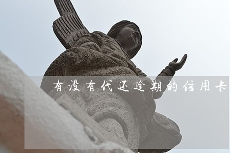 有没有代还逾期的信用卡的 有没有代还逾期的信用卡的