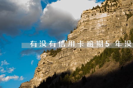 有没有信用卡逾期5年没还的