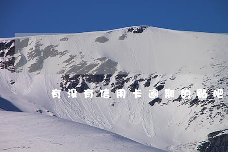 有没有信用卡逾期的贴吧 有没有信用卡逾期的贴吧