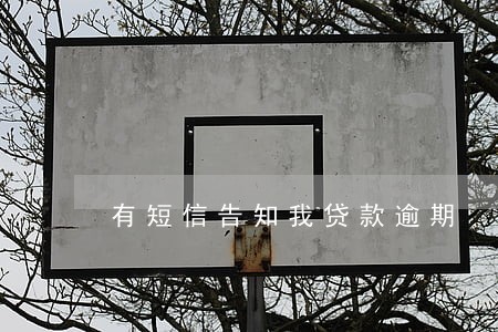有短信告知我贷款逾期 有短信告知我贷款逾期