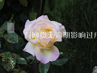 有网贷无逾期影响过户吗 有网贷无逾期影响过户吗