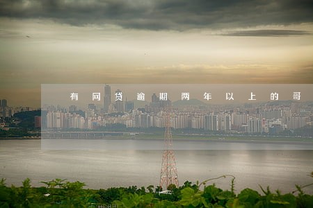 有网贷逾期两年以上的哥们 有网贷逾期两年以上的哥们