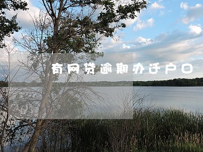 有网贷逾期办迁户口 有网贷逾期办迁户口