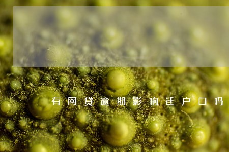 有网贷逾期影响迁户口吗 有网贷逾期影响迁户口吗