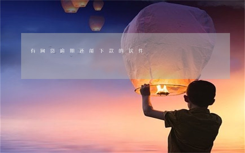 有网贷逾期还能下款的软件 有网贷逾期还能下款的软件