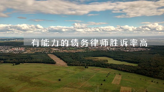 有能力的债务律师胜诉率高