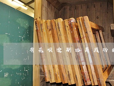 有花呗逾期协商成功的吗 有花呗逾期协商成功的吗