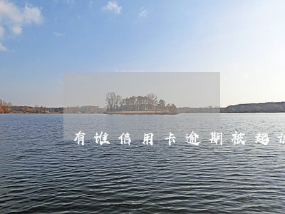有谁信用卡逾期被起诉的吗 有谁信用卡逾期被起诉的吗