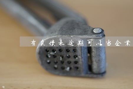 有负债未逾期可以当企业法人吗 有负债未逾期可以当企业法人吗