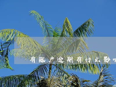 有账户逾期有什么影响 有账户逾期有什么影响