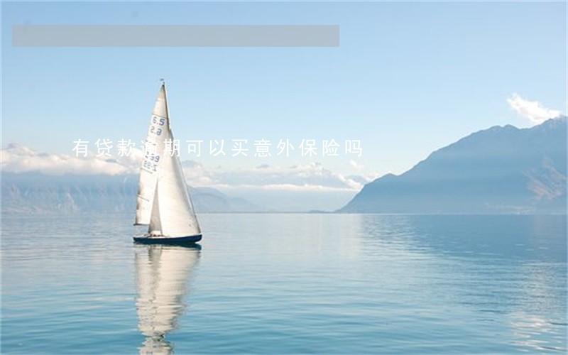 有贷款逾期可以买意外保险吗 有贷款逾期可以买意外保险吗