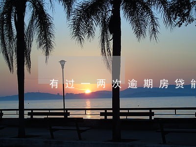 有过一两次逾期房贷能 有过一两次逾期房贷能