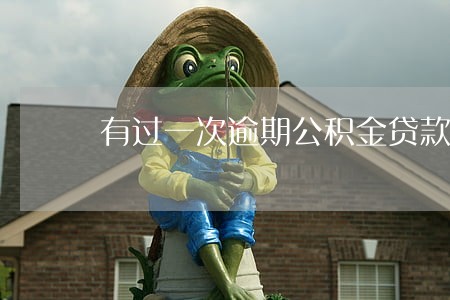 有过一次逾期公积金贷款 有过一次逾期公积金贷款