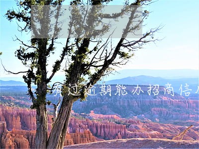 有过逾期能办招商信用卡吗 有过逾期能办招商信用卡吗