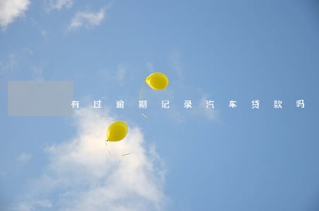 有过逾期记录汽车贷款吗