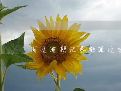 有过逾期记录能通过政审吗 有过逾期记录能通过政审吗