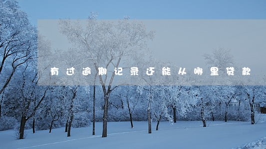 有过逾期记录还能从哪里贷款 有过逾期记录还能从哪里贷款